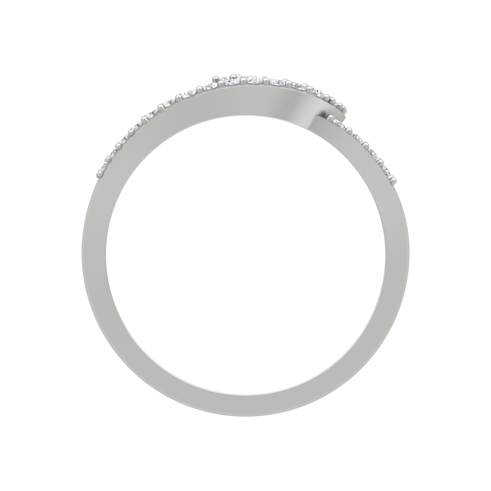Dollice Diamond Band In 925 Sterling Silver - Nine