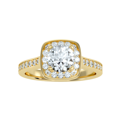 Dolly Diamond Halo Ring - Ten