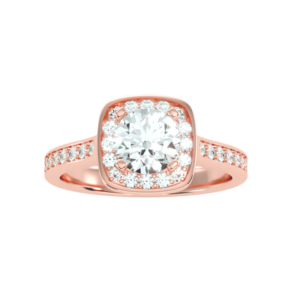 Dolly Diamond Halo Ring - Five