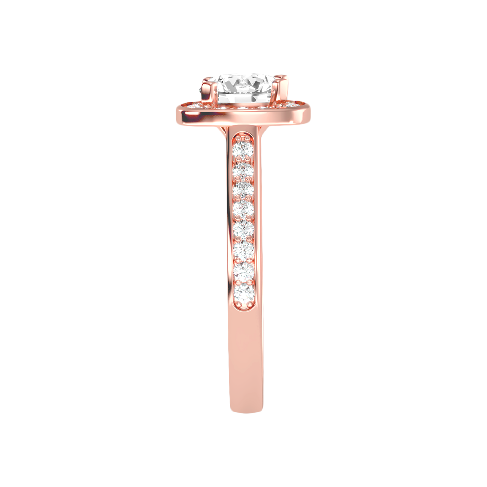 Dolly Diamond Halo Ring - Eight