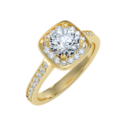 Dolly Diamond Halo Ring - Nine