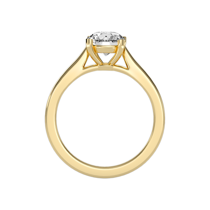 Doux Classic Solitaire Ring In 925 Sterling Silver - Twelve