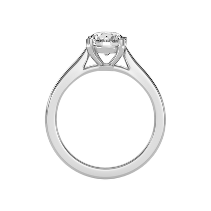Doux Classic Solitaire Ring In 925 Sterling Silver - Two