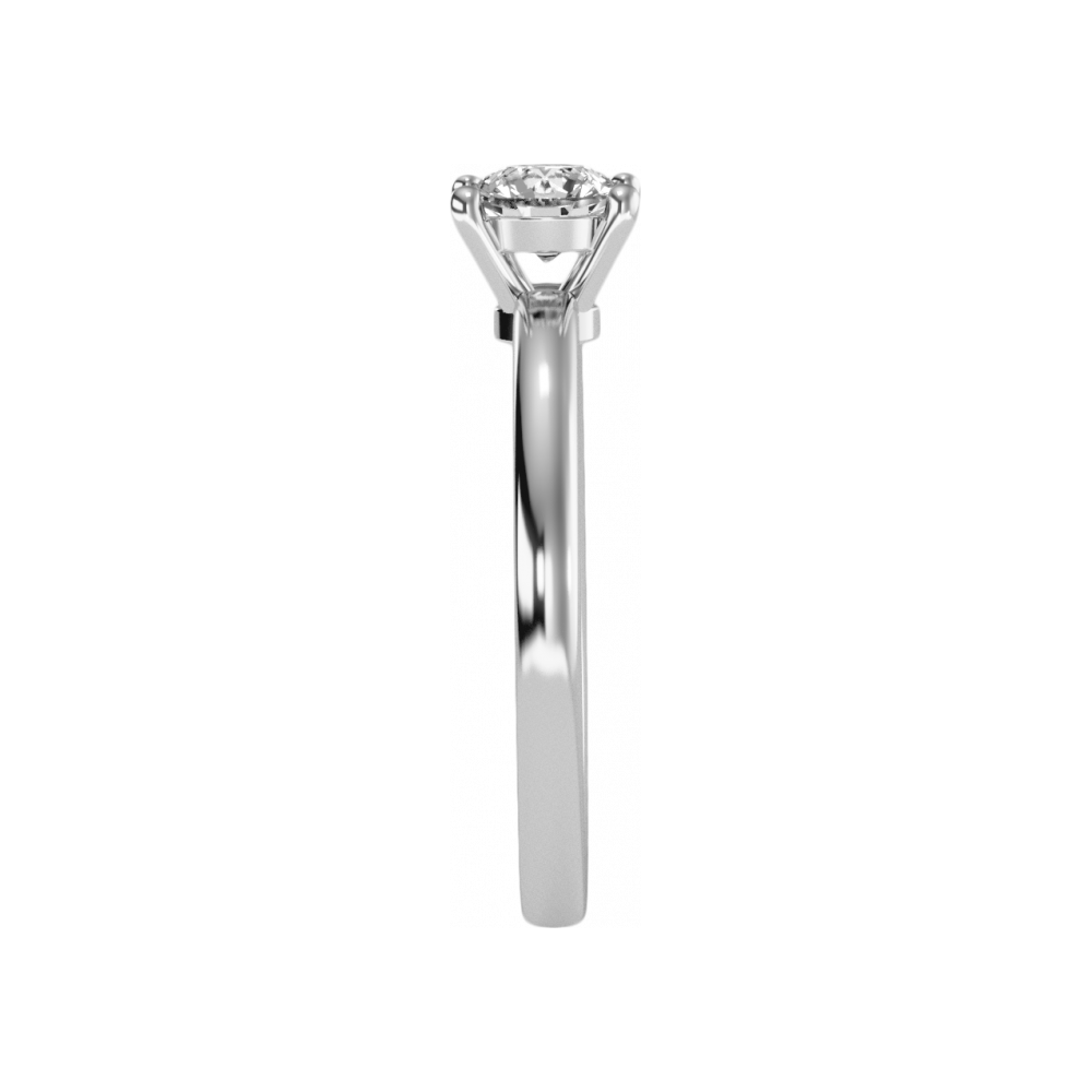 Dreamy Solitaire Ring In 925 Sterling Silver - Three