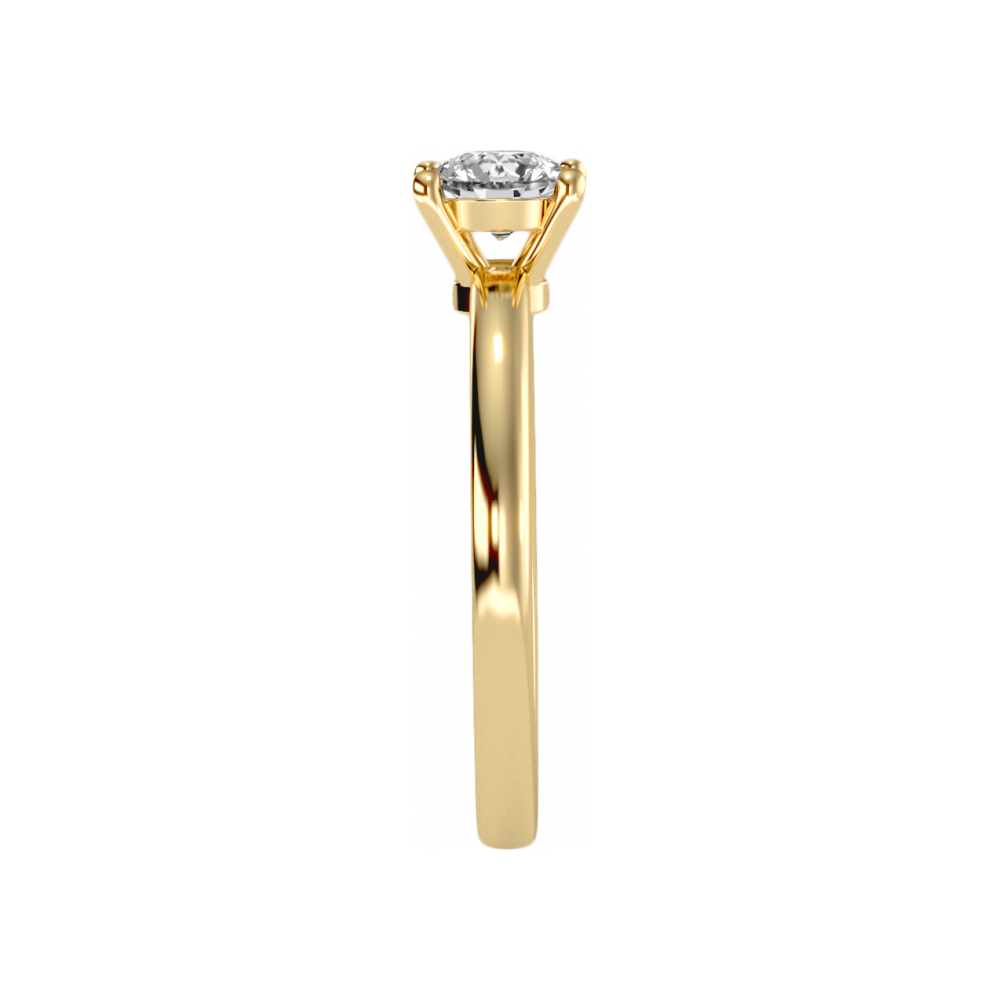 Dreamy Solitaire Ring In 925 Sterling Silver - Seven