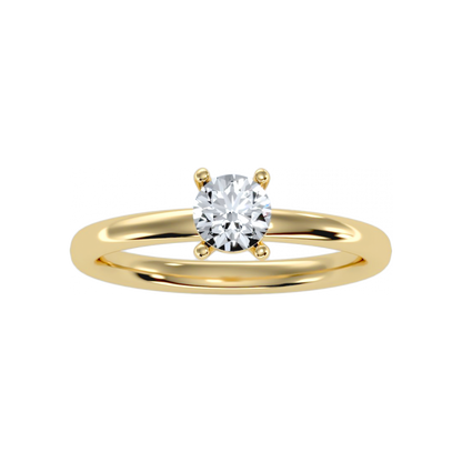 Dreamy Solitaire Ring In 925 Sterling Silver - Eight