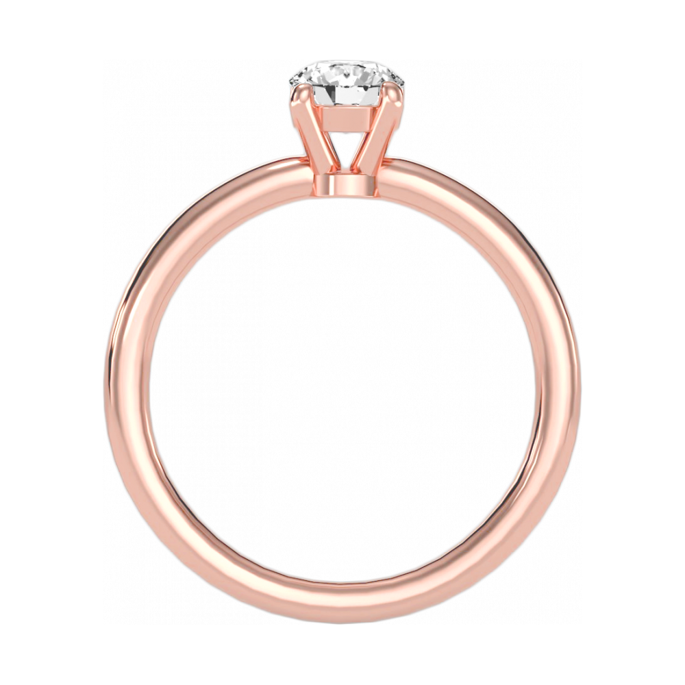 Dreamy Solitaire Ring In 925 Sterling Silver - Nine