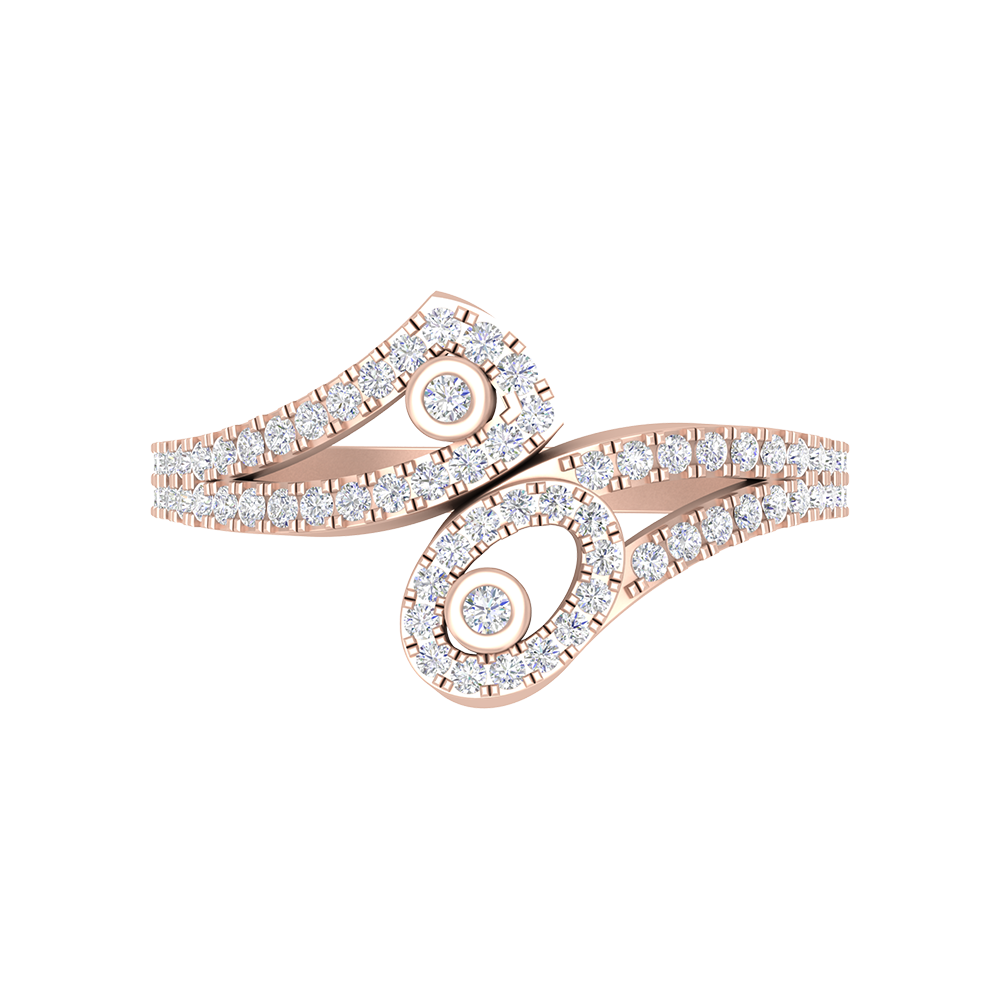 Dream Of Dazzle Cluster Ring In 925 Sterling Silver - Two