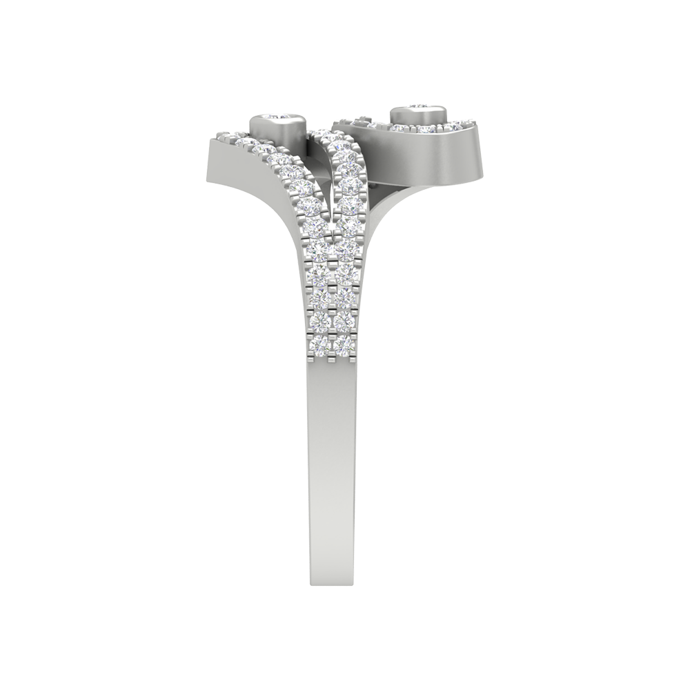 Dream Of Dazzle Cluster Ring In 925 Sterling Silver - Seven