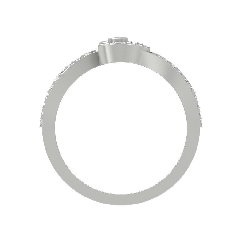 Dream Of Dazzle Cluster Ring In 925 Sterling Silver - Eight