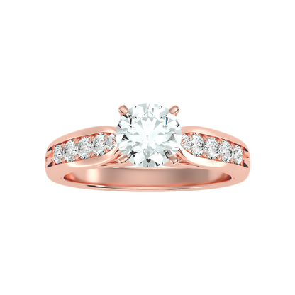Drop Solitaire Ring - Two