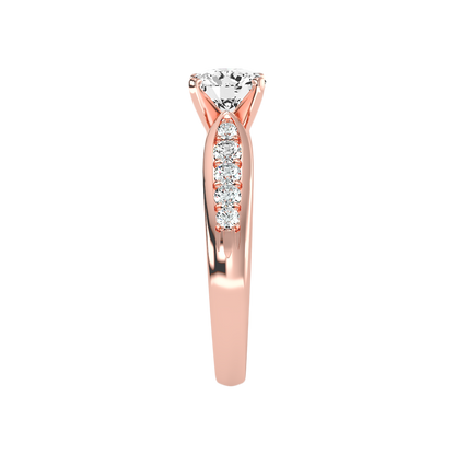 Drop Solitaire Ring - Three