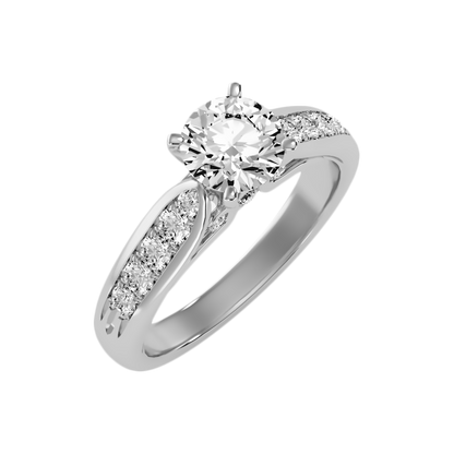 Drop Solitaire Ring - Five