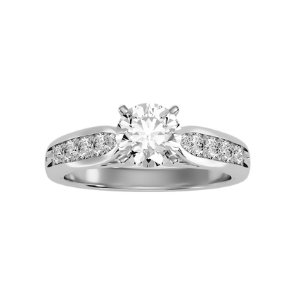 Drop Solitaire Ring - Six