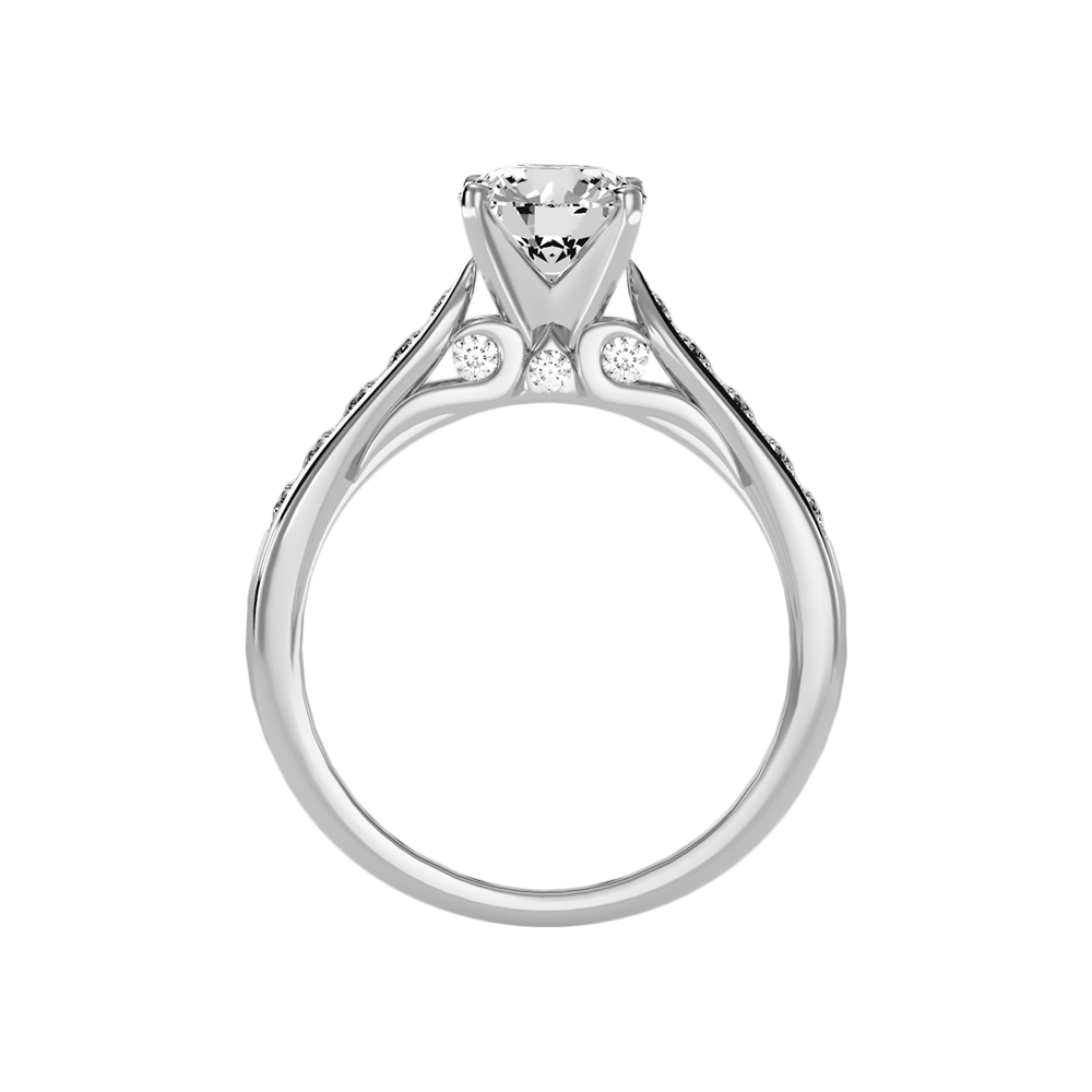 Drop Solitaire Ring - Eight