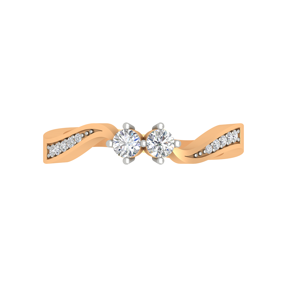 Dual Diamond Anniversary Ring - Ten