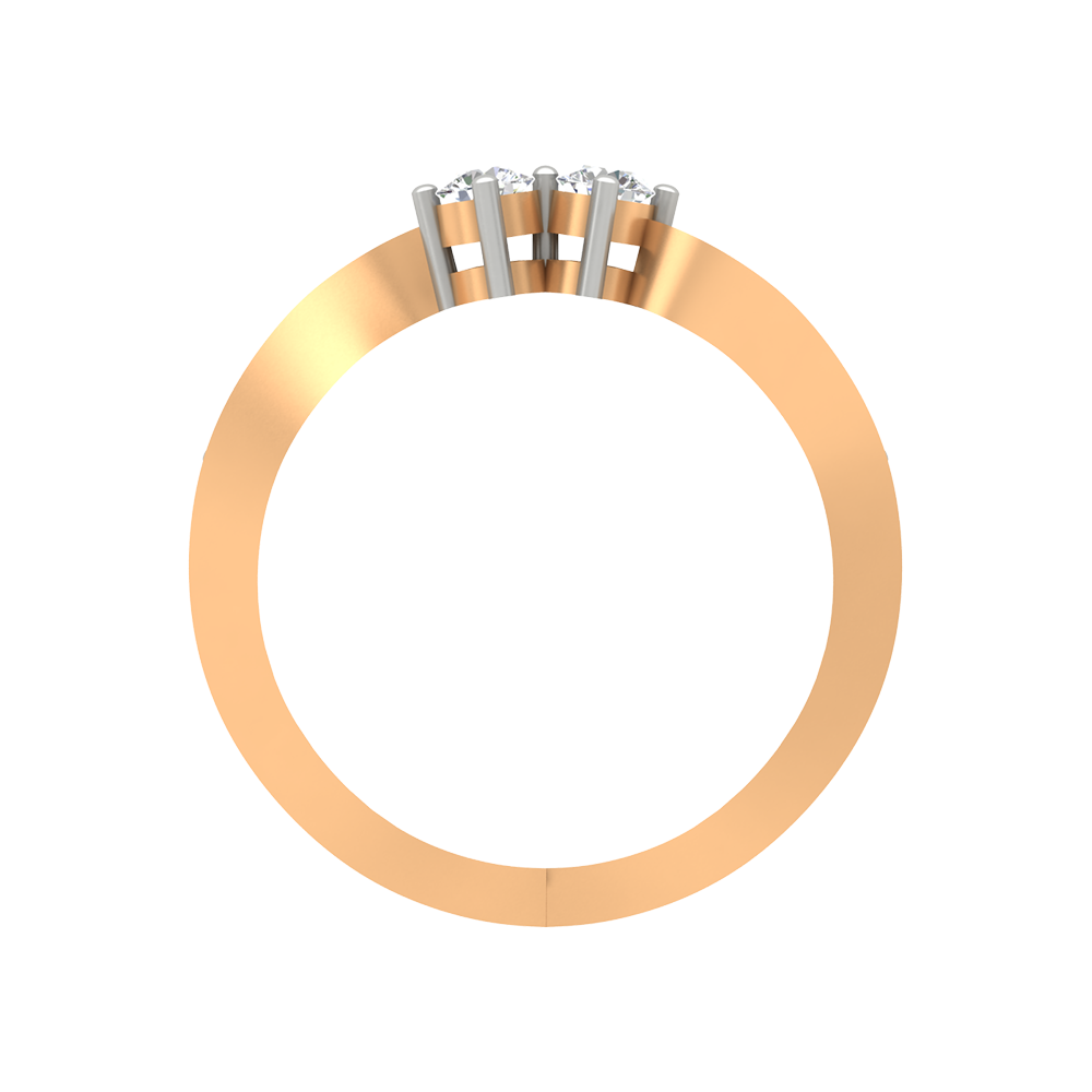 Dual Diamond Anniversary Ring - Twelve
