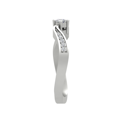 Dual Diamond Anniversary Ring - Four