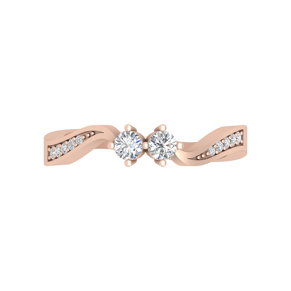 Dual Diamond Anniversary Ring - Six