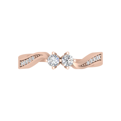 Dual Diamond Anniversary Ring - Six