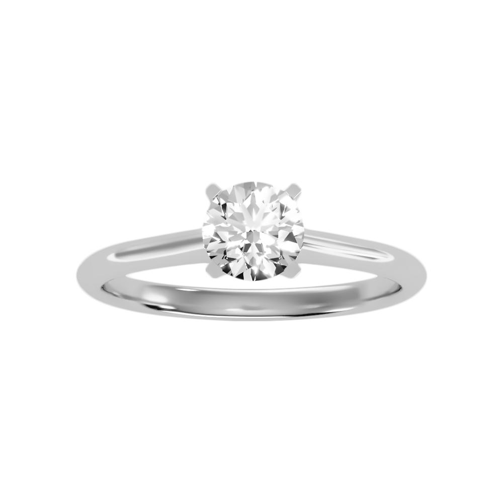 Duox Classic Solitaire Ring - Three