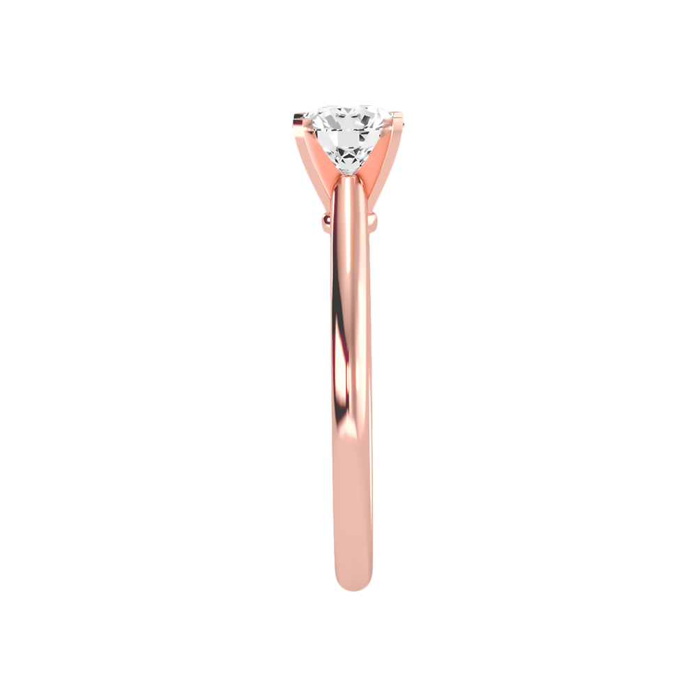 Duox Classic Solitaire Ring In 925 Sterling Silver - Eight