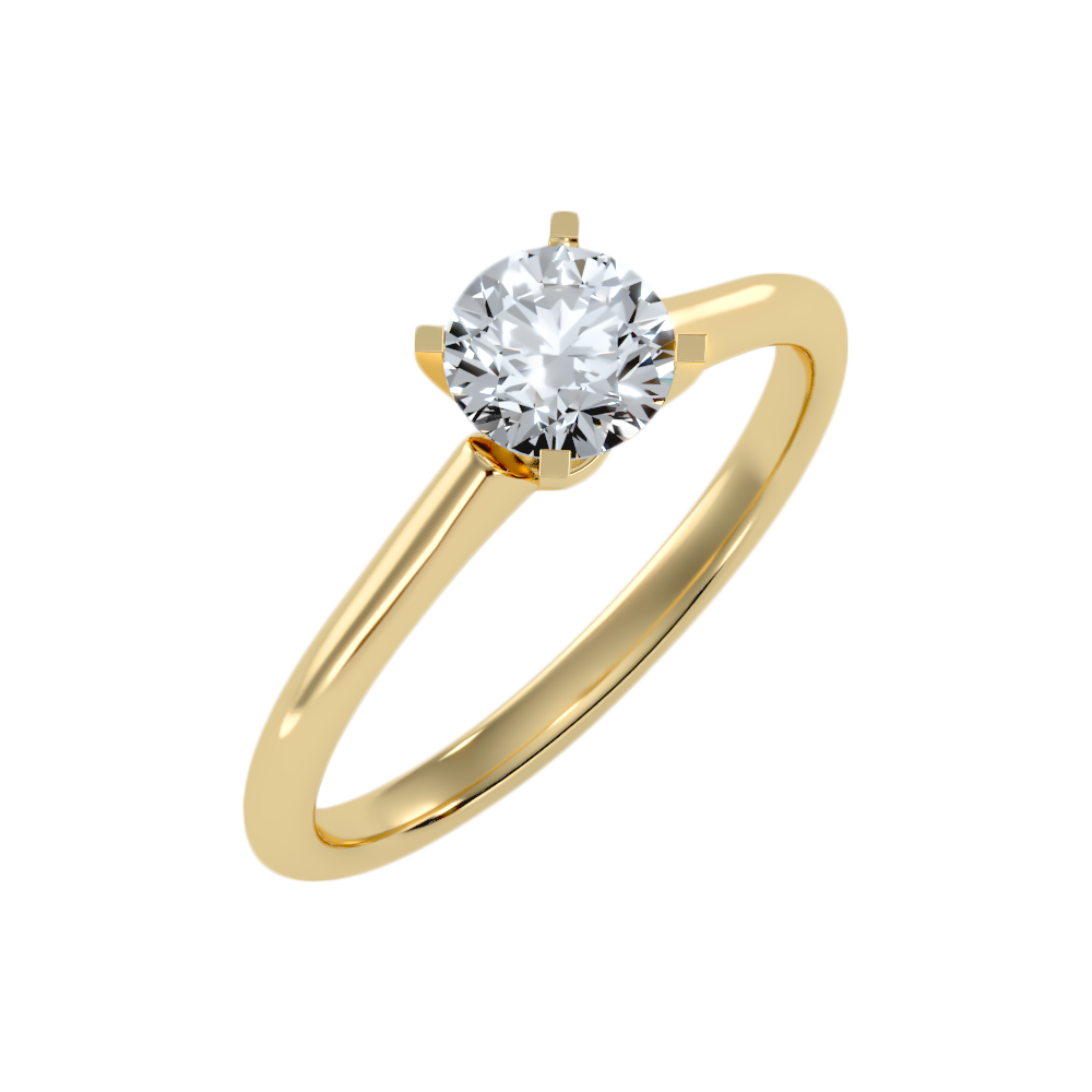 Duox Classic Solitaire Ring - Nine