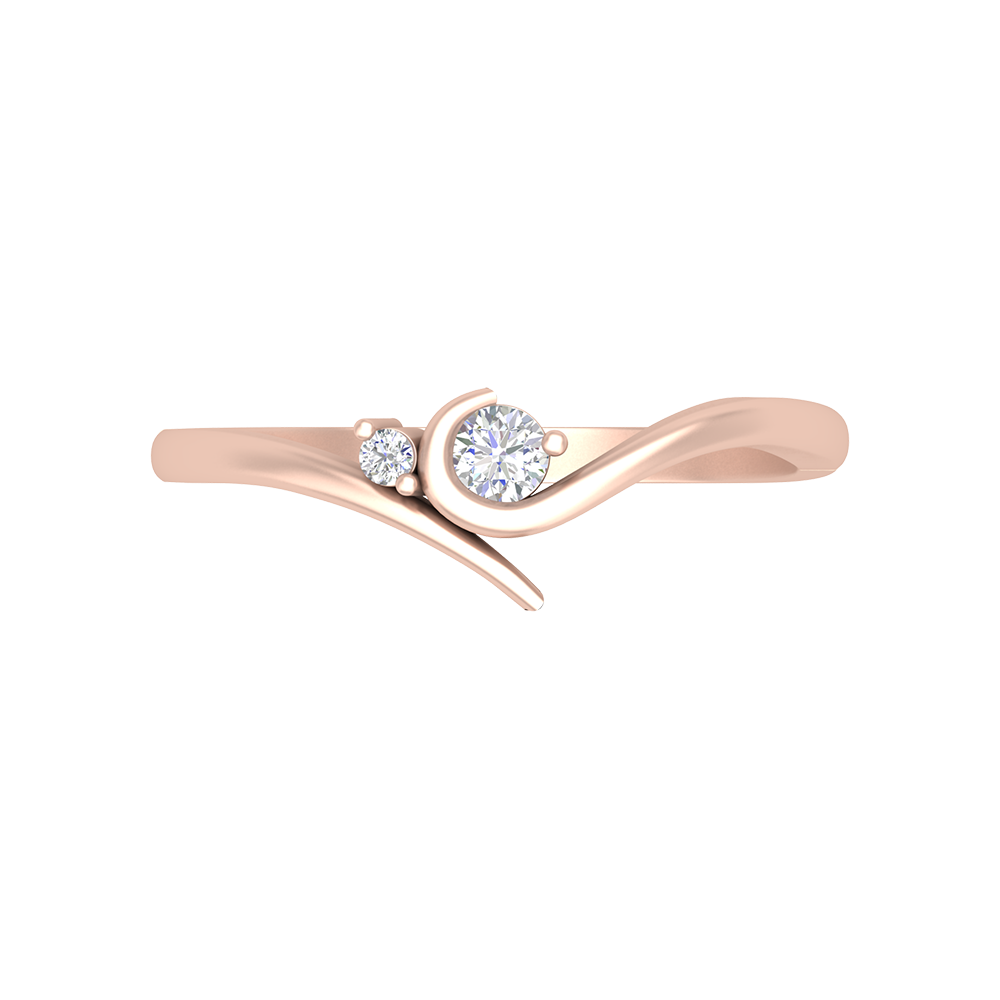 Duo Miracle Ring In 925 Sterling Silver - Two