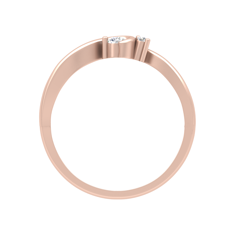 Duo Miracle Ring In 925 Sterling Silver - Four