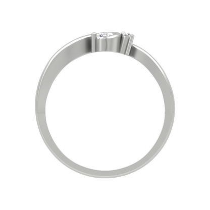 Duo Miracle Ring In 925 Sterling Silver - Eight