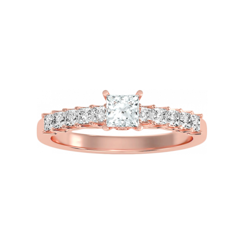 Dynamic Solitaire Ring - Twelve