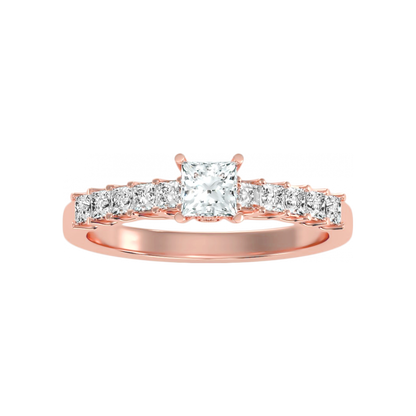 Dynamic Solitaire Ring - Twelve
