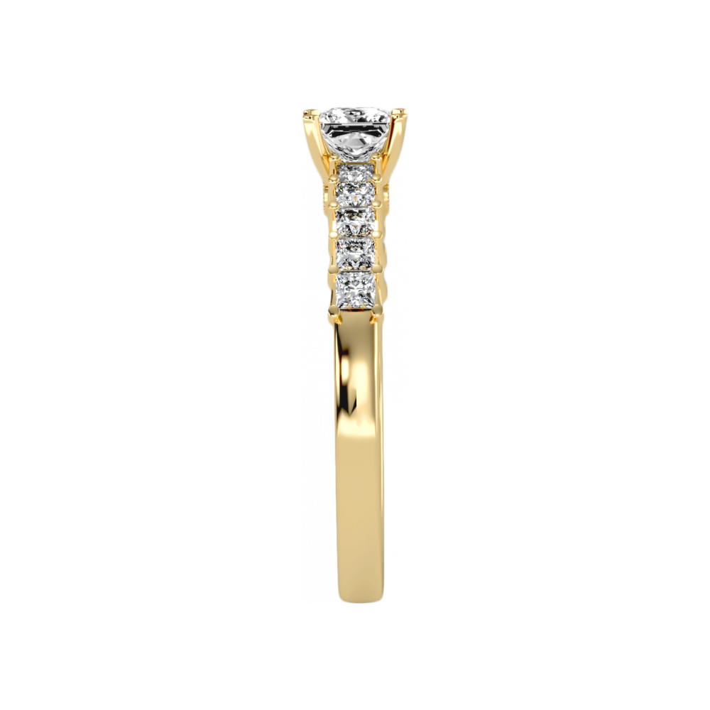 Dynamic Solitaire Ring - Seven