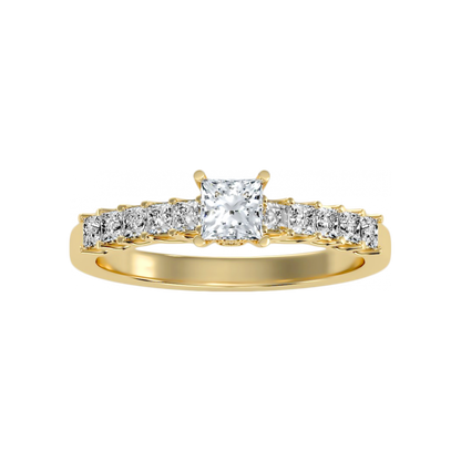 Dynamic Solitaire Ring - Eight