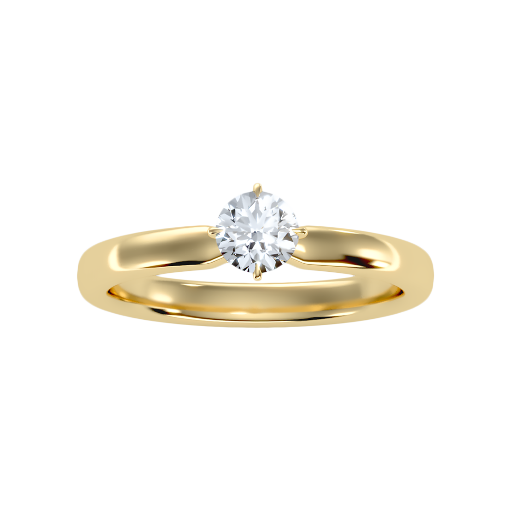 Ebullient Classic Solitaire Ring - Two