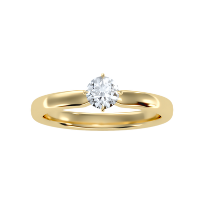 Ebullient Classic Solitaire Ring - Two