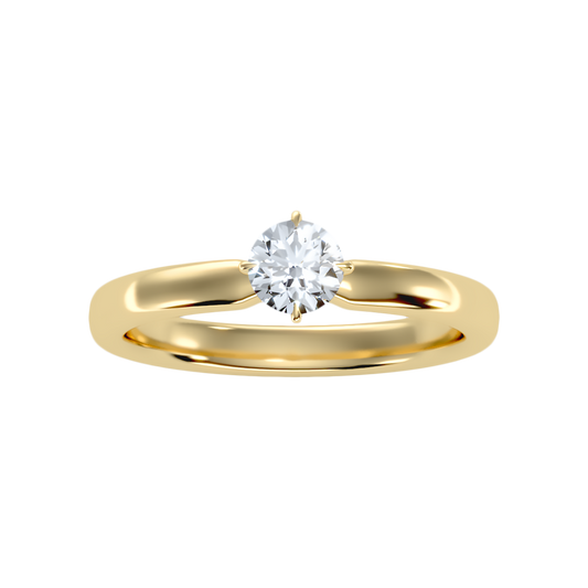 Ebullient Classic Solitaire Ring - Two