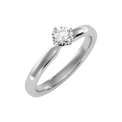 Ebullient Classic Solitaire Ring - Five