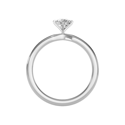 Ebullient Classic Solitaire Ring In 925 Sterling Silver - Eight