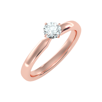 Ebullient Classic Solitaire Ring - Nine