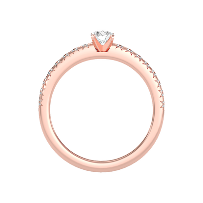 Eccentric Solitaire Ring - Two