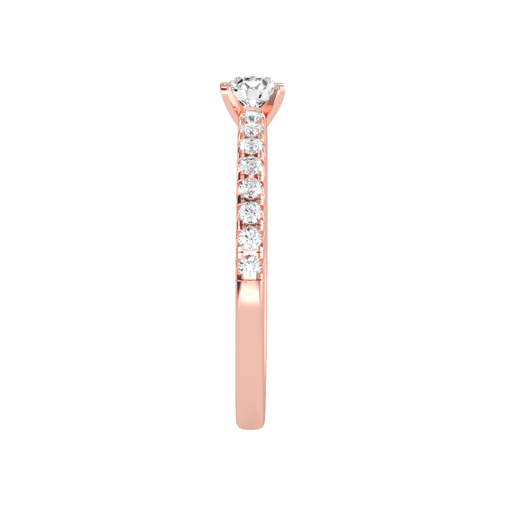 Eccentric Solitaire Ring - Four