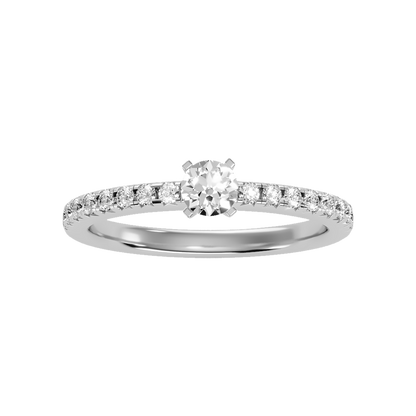 Eccentric Solitaire Ring - Six