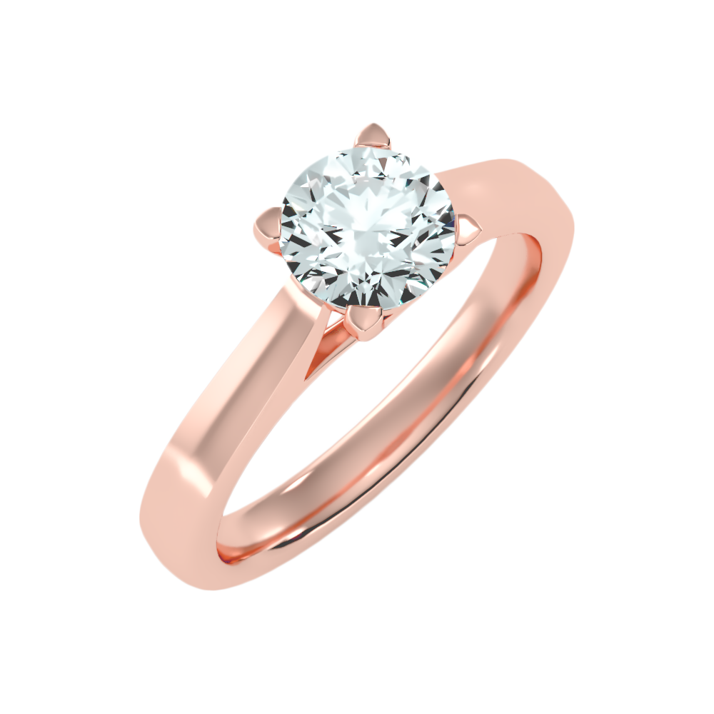 Ecele Classic Solitaire Ring - Ten