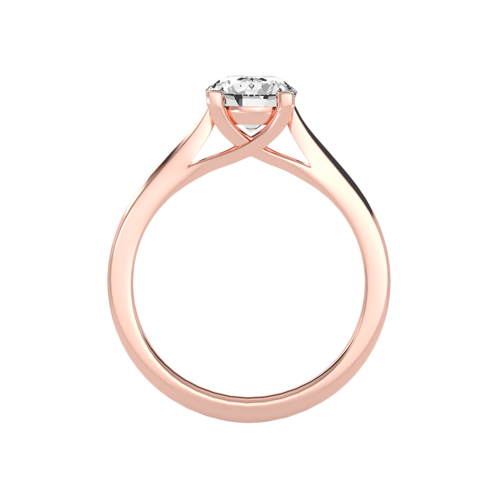 Ecele Classic Solitaire Ring In 925 Sterling Silver - Twelve