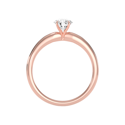 Eclatant Classic Solitaire Ring In 925 Sterling Silver - Ten