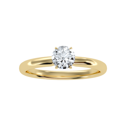 Eclatant Classic Solitaire Ring - Three