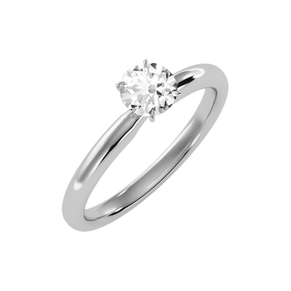 Eclatant Classic Solitaire Ring - Five