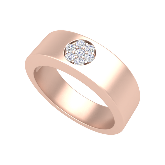 Ecstacy Single Stone Ring In 925 Sterling Silver - One