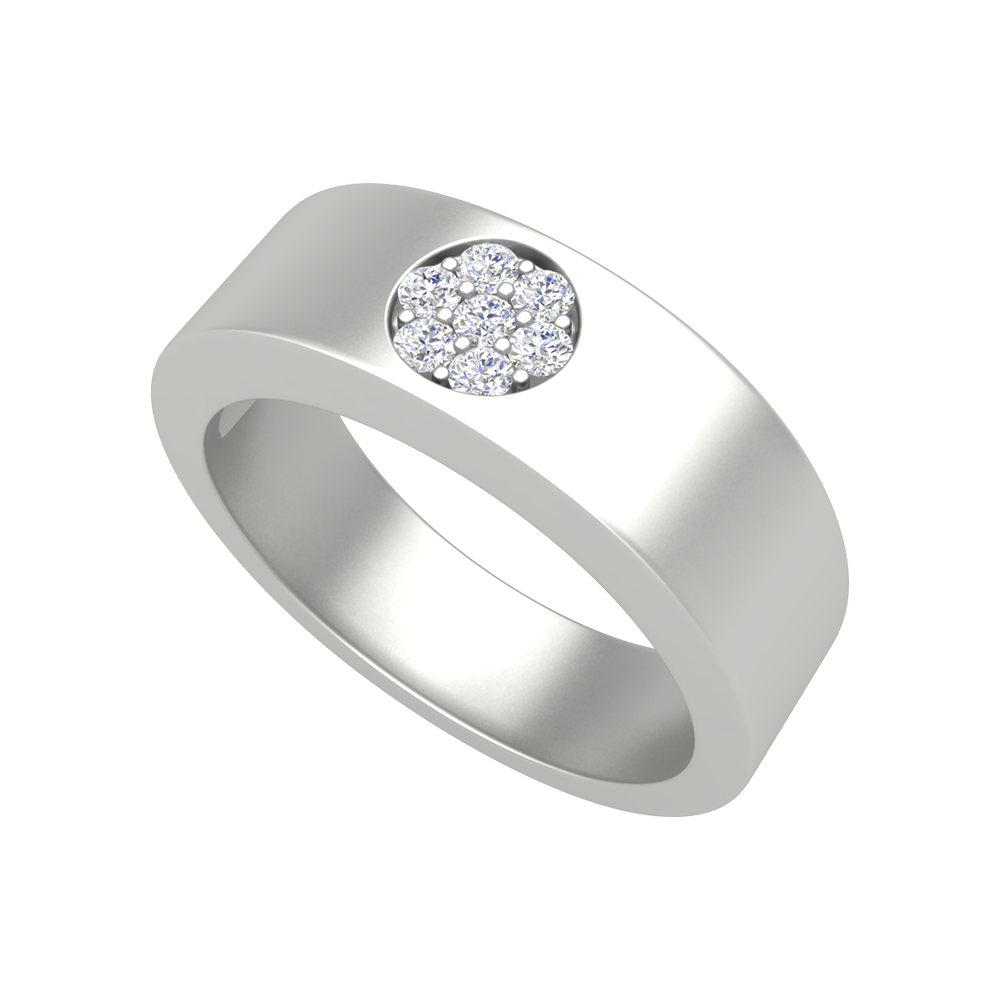 Ecstacy Single Stone Ring In 925 Sterling Silver - Five